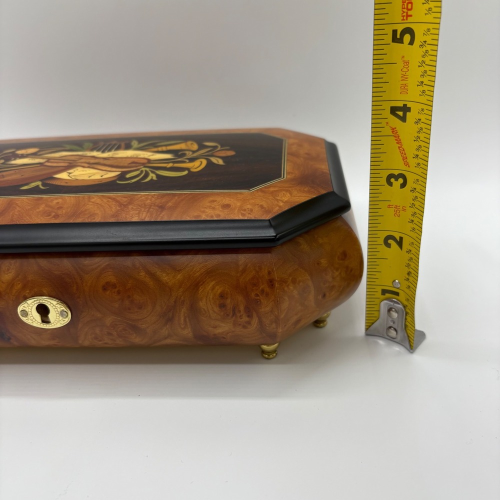 Reuge Music Swiss Octagon Inlaid Music Box‎ Lara's Theme Lara's Theme By M Jarre - Picture 15 of 15